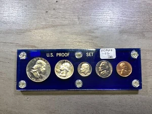 1955 U.S. Mint Silver Proof Key-Date Set w/5 Coins in Capital Holder-050424-06 - Picture 1 of 4