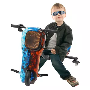 Drift Trike Roller Kinder Elektro Scooter LED Driftrollen 360° drosselbar 250W - Bild 1 von 16