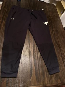 UNDER ARMOUR PROJECT ROCK MEN'S 3XL TERRY JOGGER LOOSE FIT PANTS NEW 1355634 - Picture 1 of 3