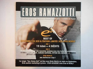 ▓ PLAN MEDIA OUVRANT ▓ EROS RAMAZZOTTI : BEST OF - Foto 1 di 3