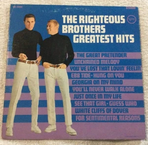 The Righteous Brothers Greatest Hits Vinyl LP Record - 1967 Rock Pop Verve - Imagen 1 de 14