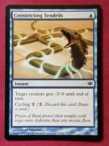 Magic The Gathering CONFLUX CONSTRICTING TENDRILS blue card MTG - Picture 1 of 2