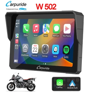 Carpuride W502 Wireless Android Auto per moto touchscreen impermeabile Bluetooth - Foto 1 di 8
