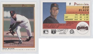 1991 O-Pee-Chee Premier Bud Black #9
