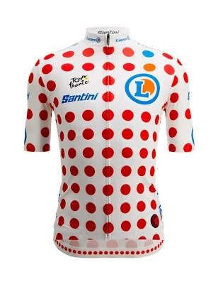 Camiseta Oficial 2022-23 Tour de Francia Fan Line KOM Hombre Lunares de Santini Foto 1 de 4