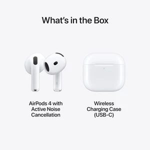 Auriculares inalámbricos Apple AirPods 4, con cancelación activa de ruido TOTALMENTE NUEVOS - Imagen 1 de 2