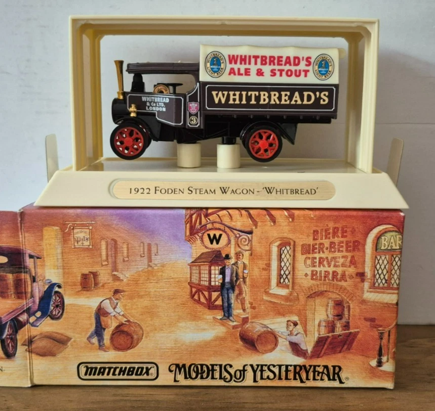 YGB 11 1922 Foden Steam Wagon WHITEBREAD Models of Yesteryear Matchbox in OVP - Bild 1 von 1