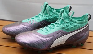 Puma One 1 IL Lth FG AG Leather 104925 01 Soccer Cleats Football US 9 - NEW - Picture 1 of 10