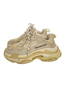 Balenciaga Triple S Low-Cut Sneakers White 35 Used - Picture 1 of 7