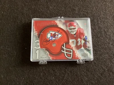 2003 Sweet Spot Helmet auto card Priest Holmes 350/450 - Image 1 of 2
