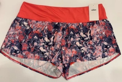 Nike Swim Mujeres Plus XXL Rosa Azul Tierra Tie Dye Cintura Alta 2.5” Bañador Boardshort Foto 1 de 4