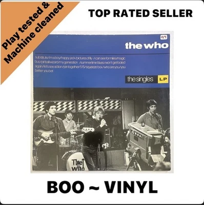 The Who The Singles LP Record (UK 1984 Polydor) WHOH 17  EX / VG Contains - Image 1 of 4