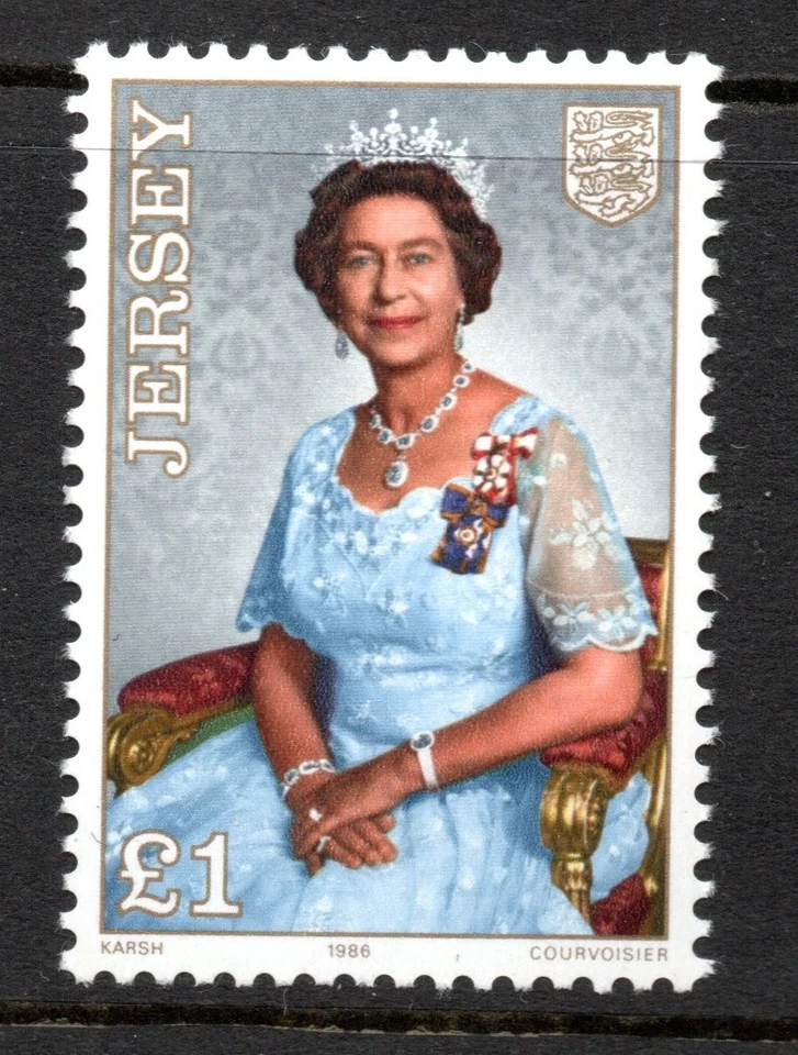 Jersey: a MNH £1 QEII 1986 stamp - SG389 - Image 1 of 1