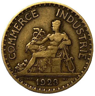 Moneda de 2 francos Francia 1923 - Envío combinado - Lote C71 Foto 1 de 2