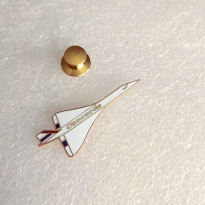 Pin's Lapel pin Enamel pins AVION SUPERSONIQUE LE CONCORDE AIR FRANCE EGF - Photo 1/4
