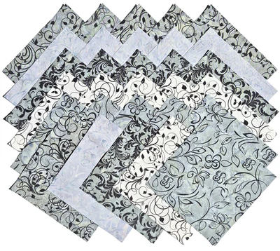 ACHROMATIC DANCE from Riley Blake Designs - (30) 6.5" BATIK squares - Image 1 of 4