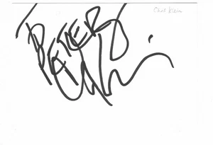 Chris Klein. Schauspieler. American Pie, süße Magnolien. Signierte Karte - Bild 1 von 1