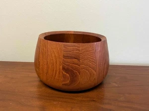Vintage Dansk Designs Denmark Teak Wood Salad Bowl - B - Picture 1 of 8
