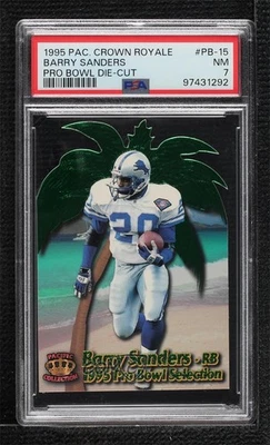 1995 年太平洋皇冠皇家职业碗模切巴里·桑德斯 #PB-15 PSA 7 名堂 — 第 1/2 张图片