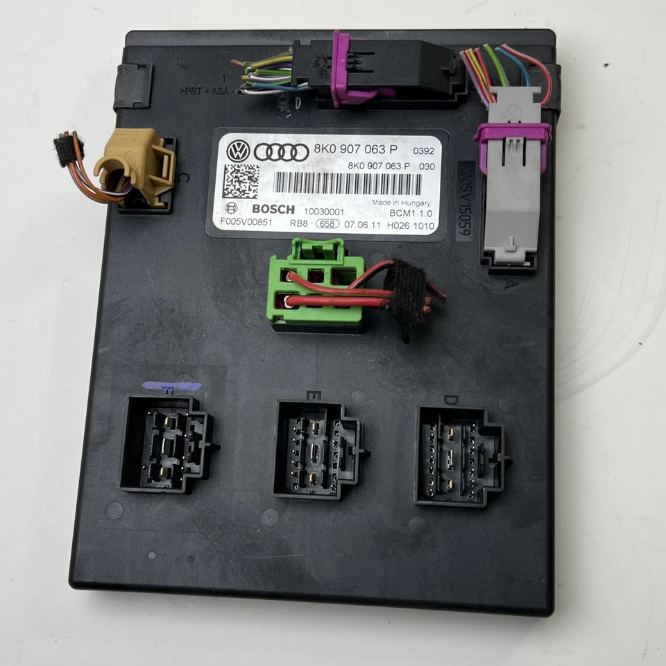 AUDI S5 BCM 2011 carrocería módulo de control confort 8K0907063P OEM Foto 1 de 4