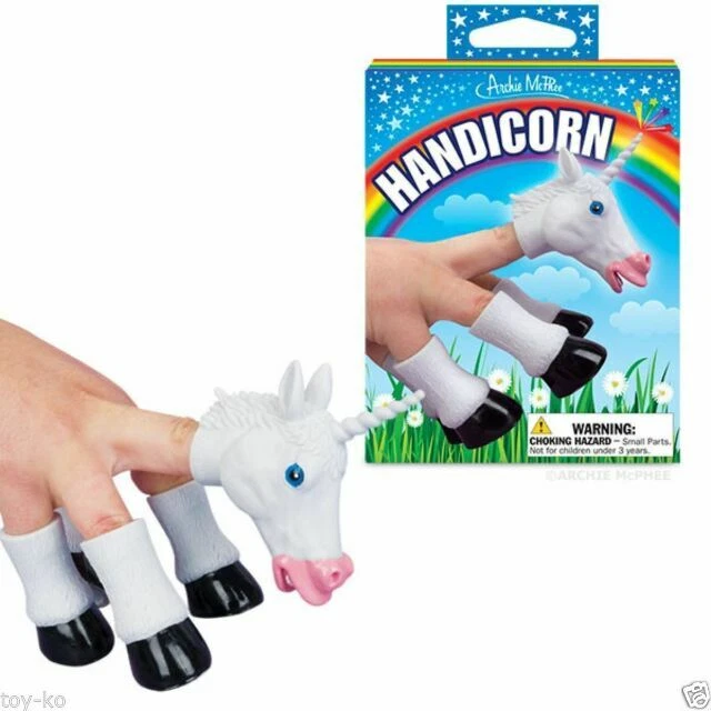 Handicorn Unicorn Finger Puppets Accoutrements 25306