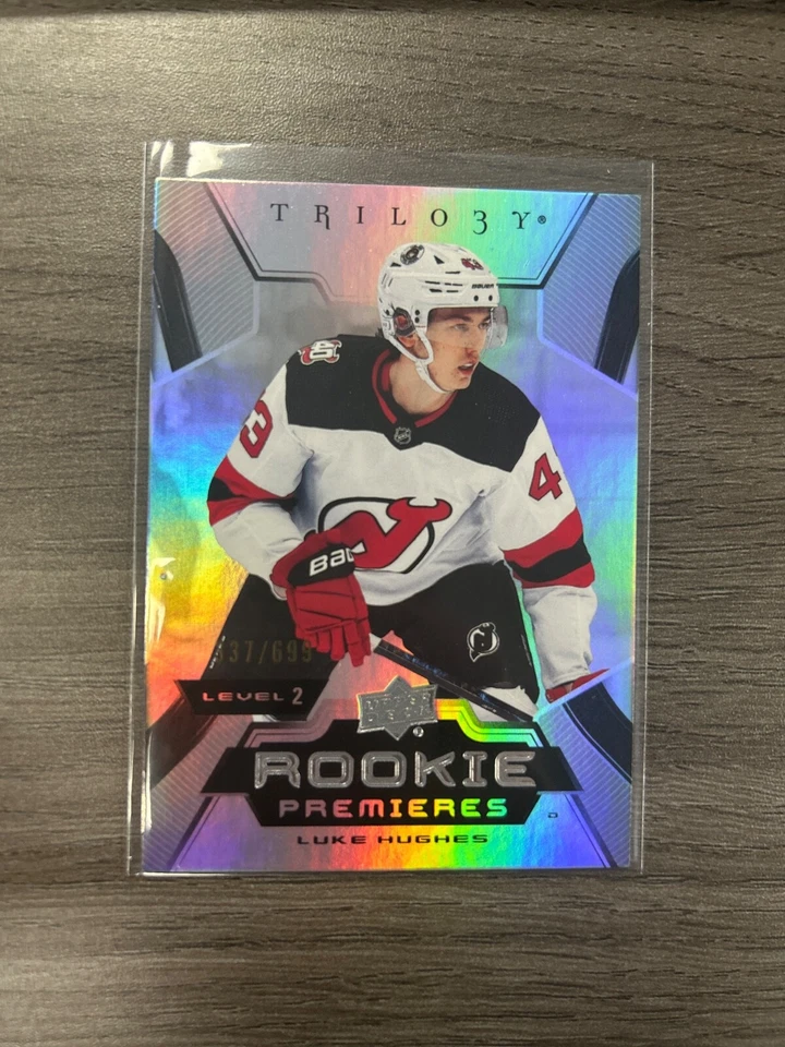 2023-24 Upper Deck Trilogy - Uncommon Rookies Luke Hughes #197 337/699 (RC) - Image 1 of 2