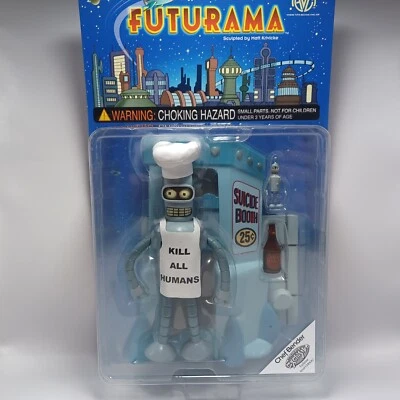 Futurama Chef Bender -Sculpted By Matt Krivicke - Action Figure Collectible 2000 - Image 1 of 4