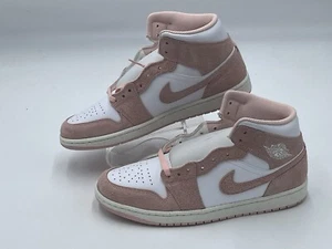Size 10 - Nike Air Jordan 1 SE Mid Legend Pink FN5215-161 - Picture 1 of 5