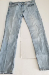 LEVI'S 511 SIZE W34 X L32 BLUE JEANS DENIM - Picture 1 of 14