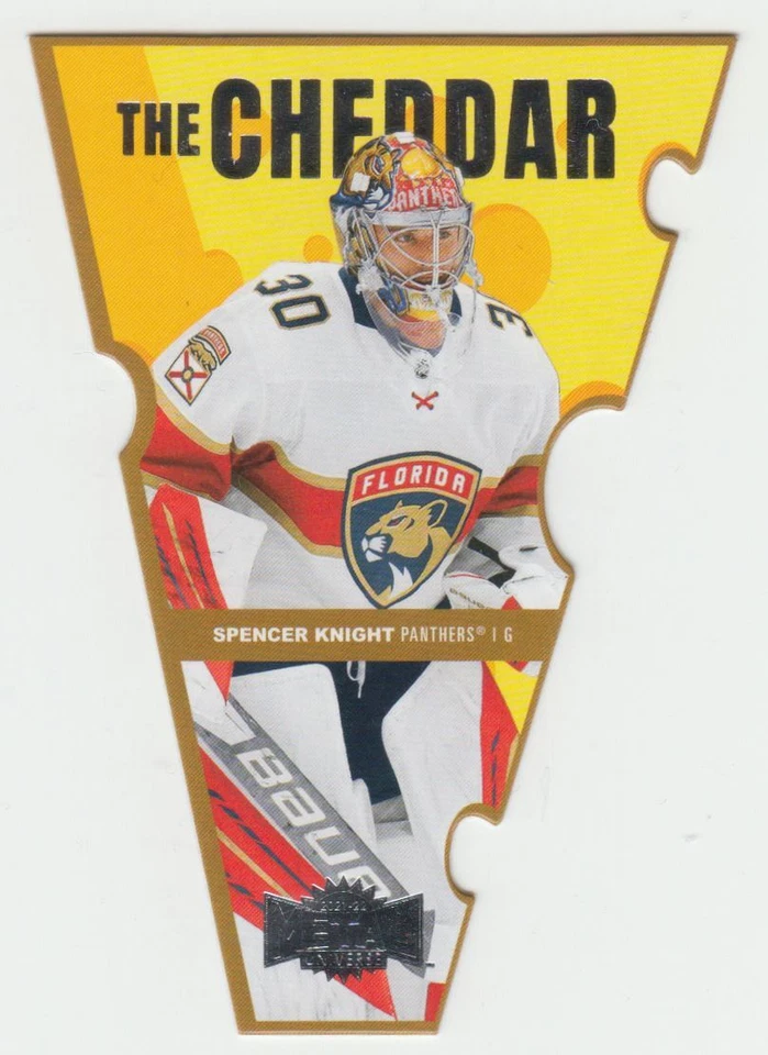 2021-22 Skybox Metal Universe The Cheddar Spencer Knight #TC26 - Image 1 of 2