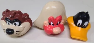 3Vtg 1988 Arbys Looney Tunes Pencil Toppers Yosemite Sam Daffy Duck Tasmanian  - Picture 1 of 7