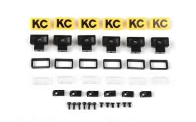 Luces rectangulares RC4WD KC HiLiTES con cubiertas AMARILLAS Z-E0132 para LED de 3 mm - Imagen 1 de 4