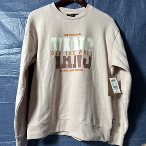 Van's Stackletic Crewneck Sweatshirt Off The Wall Size L - Picture 1 of 8