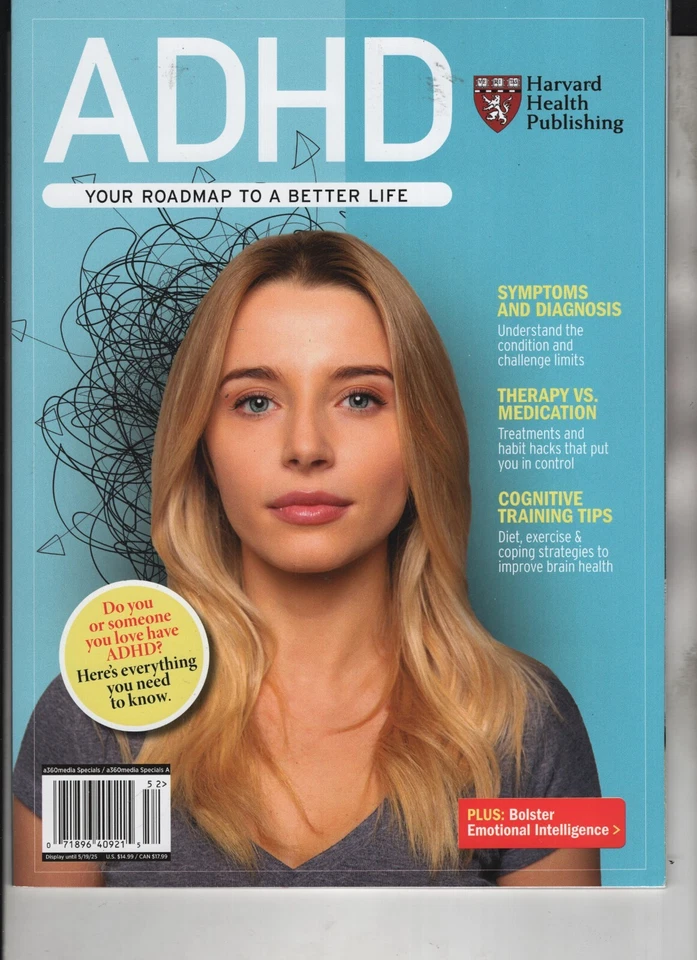 ADHD Centennial SPECIAL EDITION Harvard Health Publishing Therapy Symptoms