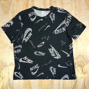 Nike Shirt Mens XX-Large Black Just Do It The Nike Tee Crewneck Short Sleeves - Picture 1 of 9