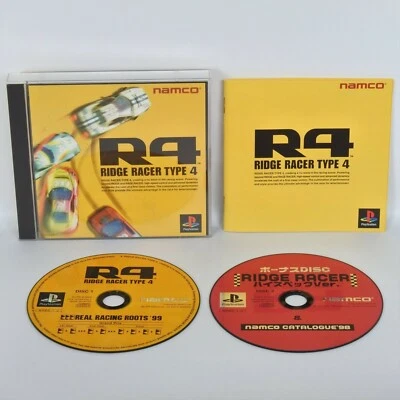 R4 RIDGE RACER TYPE 4 PS1 Playstation p1 - Image 1 of 2