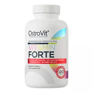 VIT&MIN Forte 120 Tabletten Multivitamin & Mineralien C,D, Zink, Potassium - Bild 1 von 6