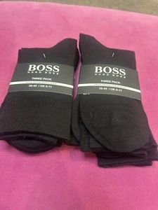 6 pairs Hugo boss socks 6-11 U.K. Gift - Picture 1 of 4