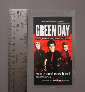 Green Day backstage pass laminated VIP (2 sided) ! - Picture 1 of 2
