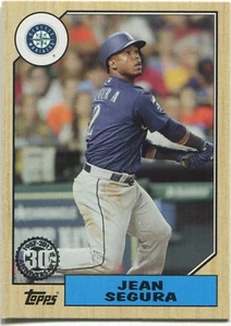 2017 Topps Update JEAN SEGURA 1987 Topps Baseball - SEATTLE MARINERS - #US87-15 - Picture 1 of 1