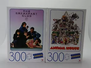 2 Blockbuster Movie Puzzles (the Breakfast Club & Animal House) 300 pcs - Picture 1 of 2