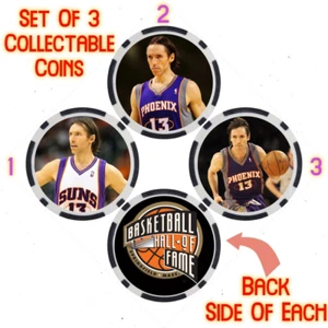 STEVE NASH - BASKETBALL HALL OF FAME - COLLECTABLE COIN SET - Picture 1 of 2