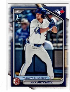 Nick Mitchell Toronto Blue Jays 2024 Bowman Draft 1st Bowman ** - Imagen 1 de 2