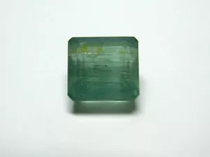 13.60 Cts Natural Greenish Blue Aquamarine 13x12 mm Emerald Cut Loose Gemstones - Picture 1 of 2