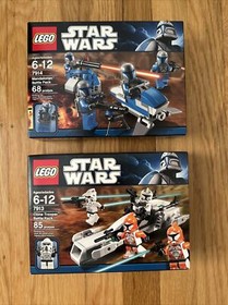 LEGO Star Wars ⭐️ Clone Trooper & Mandalorian Battle Pack ⭐️ 7913 + 7914 ⭐️ BNIB