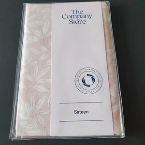 The Company Store KiNG Sham Santeen Cotton PINK SAND - Picture 1 of 4