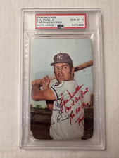 1971 Topps Super #62 Lou Piniella Signed PSA/DNA GEM 10 Auto Grade