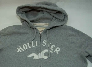 -.. Hollister womens hoody zip size L vgc - - Picture 1 of 6