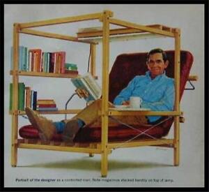 Matrix FUTON Superchair & Bed 1968 How-To build PLANS by Ken Isaacs