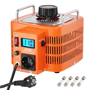 VEVOR Trasformatore di tensione variabile 3000VA regolatore 10A 0-300V LCD - Imagen 1 de 12
